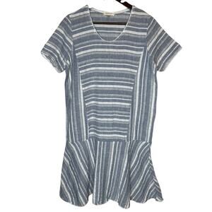 Hailey & Co. Linen Blend Drop Waist Dress